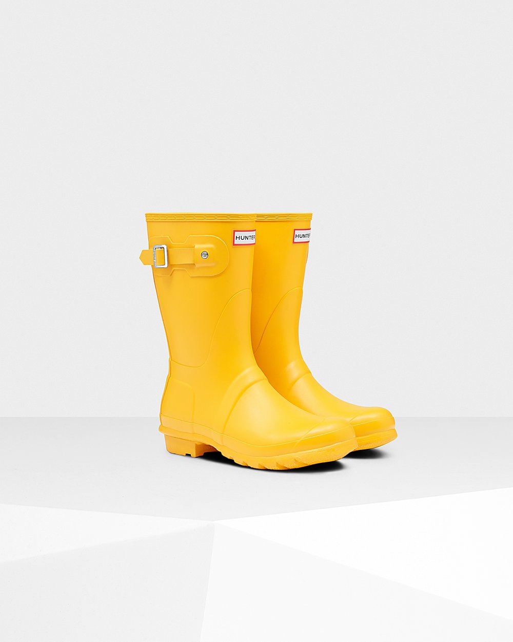 Botas de Lluvia Cortas Hunter Mujer - Original - Amarillos - ULTSPKW-90